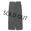 COOTIE PRODUCTIONS/Abyss Dyed Duck Double Knee Painter Pants（Black）［ダブルニーペインターパンツ-25春夏］