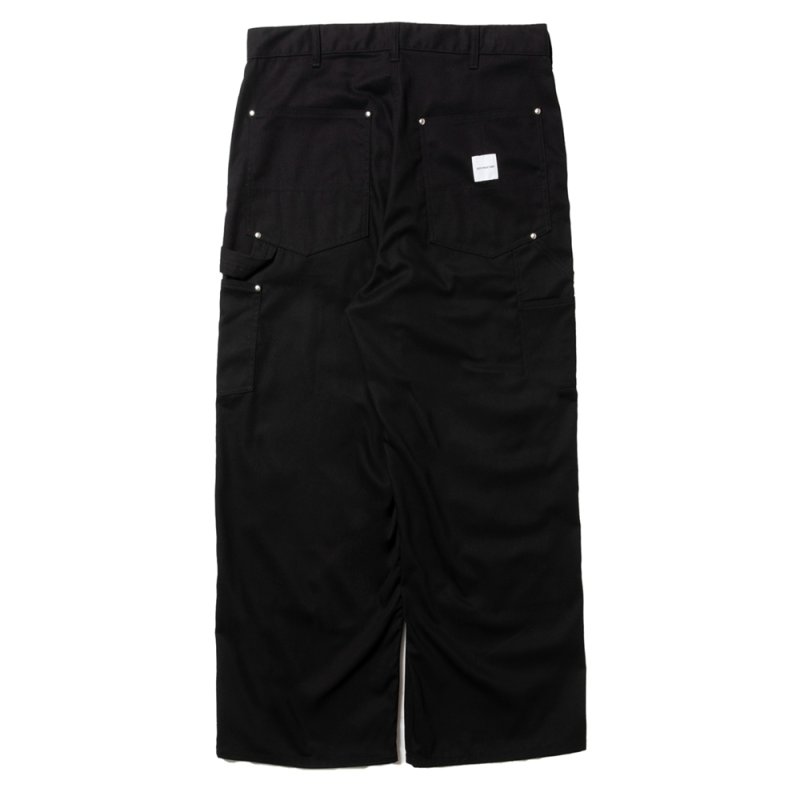画像2: COOTIE PRODUCTIONS/Abyss Dyed Duck Double Knee Painter Pants（Black）［ダブルニーペインターパンツ-25春夏］