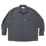 COOTIE PRODUCTIONS/T/W Work L/S Shirt（Gingham Check）［ワークシャツ-25春夏］