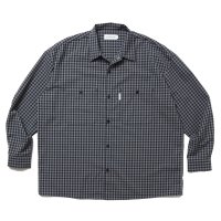 COOTIE PRODUCTIONS/T/W Work L/S Shirt（Gingham Check）［ワークシャツ-25春夏］