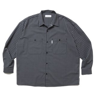 COOTIE PRODUCTIONS/T/W Work L/S Shirt（Gingham Check）［ワーク