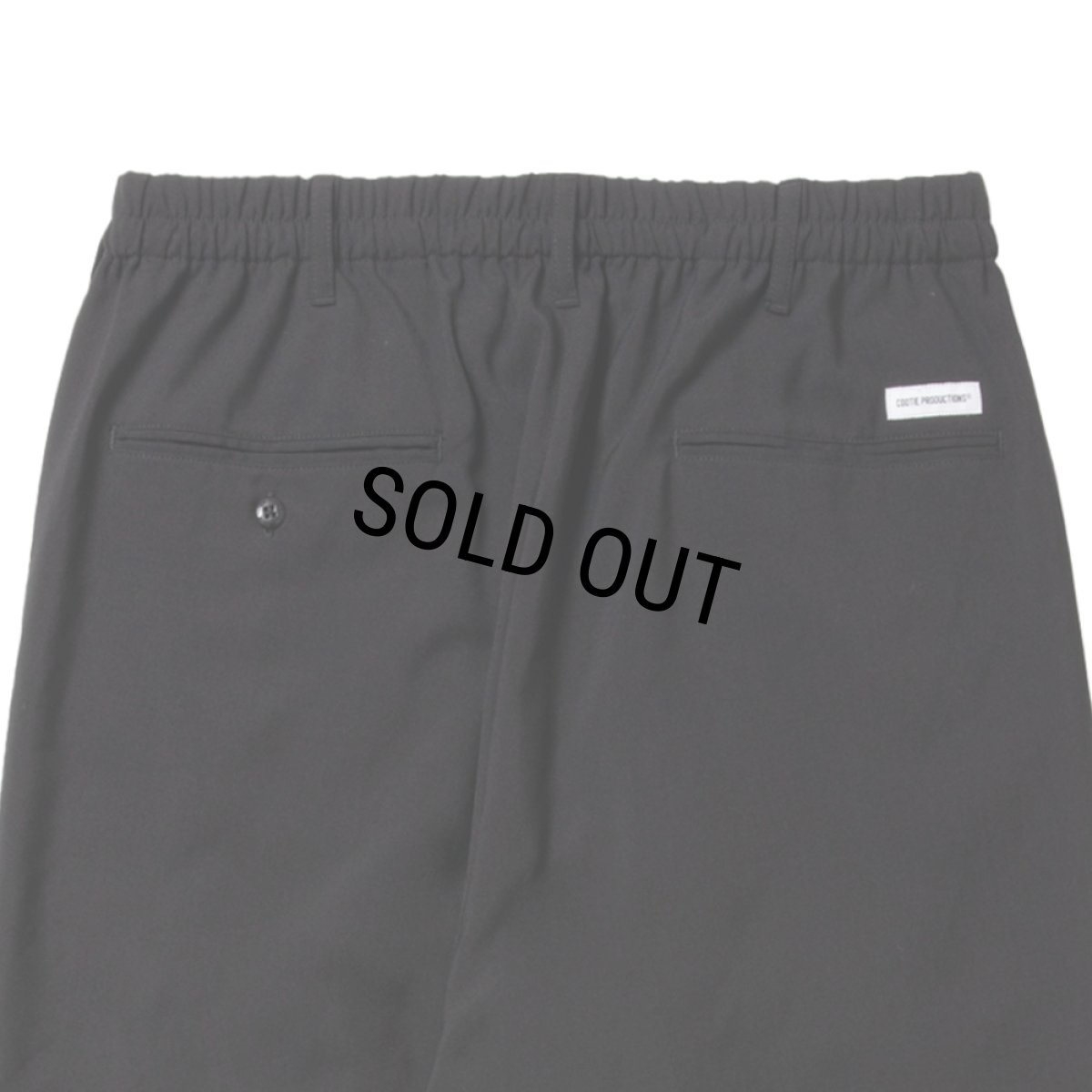 画像4: COOTIE PRODUCTIONS/T/W 2 Tuck Easy Pants（Black）［ツータックイージーパンツ-25春夏］ (4)