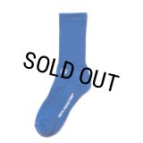 COOTIE PRODUCTIONS/Raza Middle Socks（Blue）［ミドルソックス-25春夏］