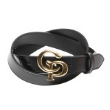 COOTIE PRODUCTIONS/Symbol Buckle Leather Belt（Gold）［シンボルバックルレザーベルト-25春夏］