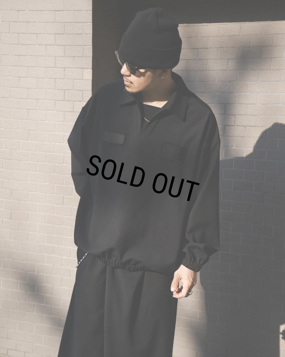 画像4: COOTIE PRODUCTIONS/Leno Cloth Squeeze Holes Skipper（Black）［スクイーズホールズスキッパー-25春夏］ (4)