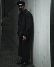 画像7: COOTIE PRODUCTIONS/Leno Cloth T/Q Cut Easy Trousers（Black）［スリークォーターカットイージートラウザース-25春夏］ (7)