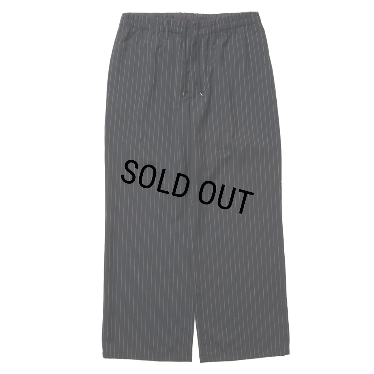 画像1: COOTIE PRODUCTIONS/T/W Square Leg Easy Pants（Stripe）［スクエアレッグイージーパンツ-25春夏］ (1)