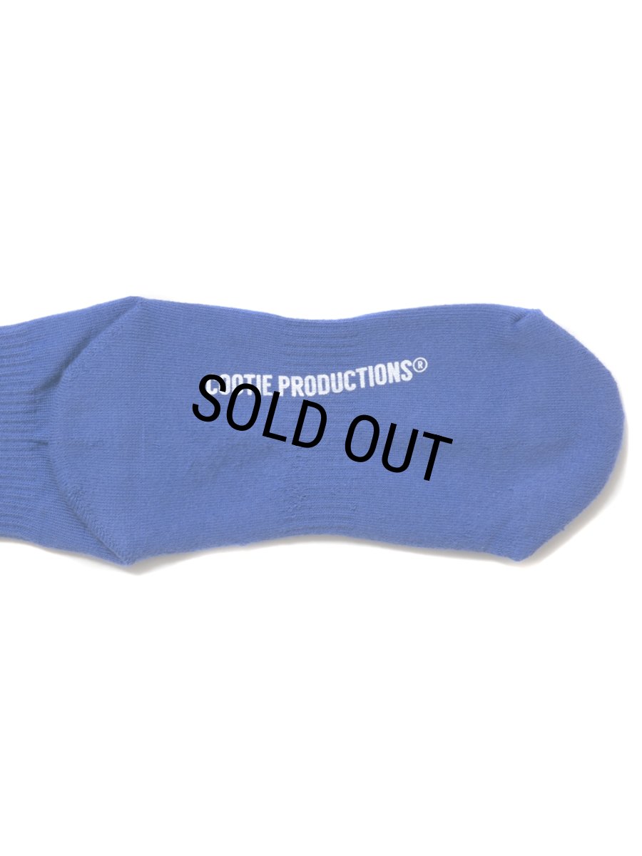 画像3: COOTIE PRODUCTIONS/Raza Middle Socks（Blue）［ミドルソックス-25春夏］ (3)