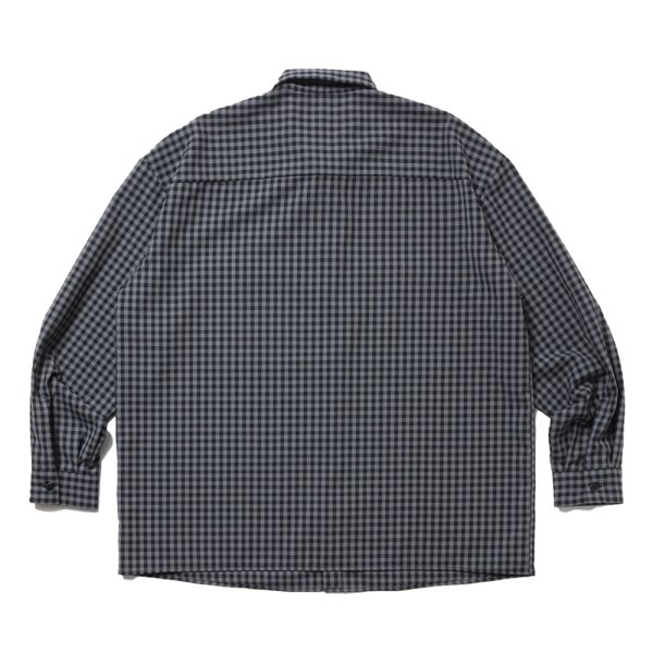 画像2: COOTIE PRODUCTIONS/T/W Work L/S Shirt（Gingham Check）［ワークシャツ-25春夏］