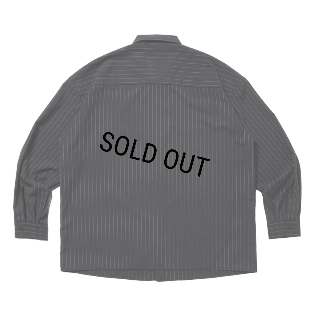 画像2: COOTIE PRODUCTIONS/T/W Work L/S Shirt（Stripe）［ワークシャツ-25春夏］ (2)