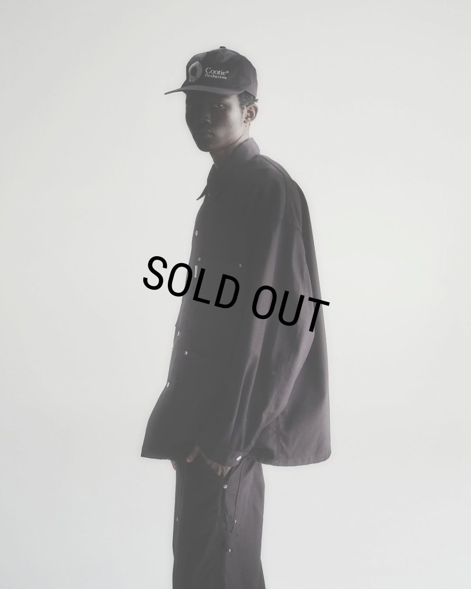 画像5: COOTIE PRODUCTIONS/Abyss Dyed Duck Coverall（Black）［ダックカバーオール-25春夏］ (5)
