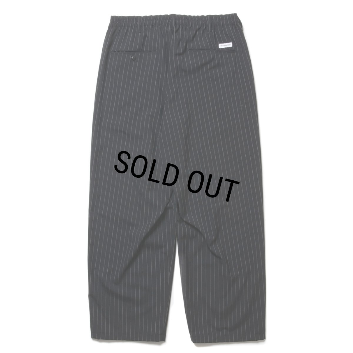 画像2: COOTIE PRODUCTIONS/T/W 2 Tuck Easy Pants（Stripe）［ツータックイージーパンツ-25春夏］ (2)