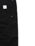 画像3: COOTIE PRODUCTIONS/Abyss Dyed Duck Double Knee Painter Pants（Black）［ダブルニーペインターパンツ-25春夏］