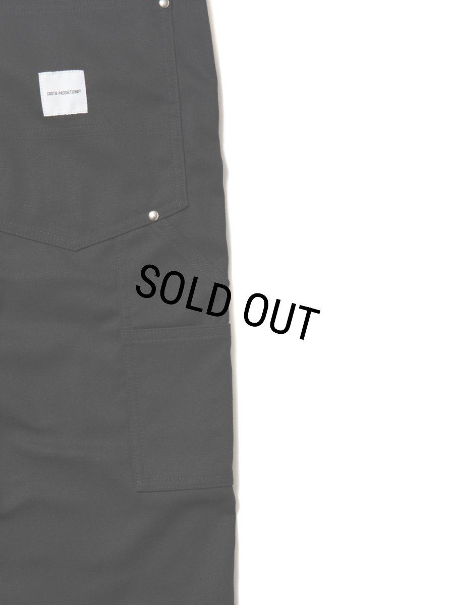 画像3: COOTIE PRODUCTIONS/Abyss Dyed Duck Double Knee Painter Pants（Black）［ダブルニーペインターパンツ-25春夏］ (3)