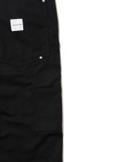 画像3: COOTIE PRODUCTIONS/Abyss Dyed Duck Double Knee Painter Pants（Black）［ダブルニーペインターパンツ-25春夏］ (3)