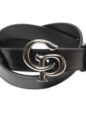 画像2: COOTIE PRODUCTIONS/Symbol Buckle Leather Belt（Silver）［シンボルバックルレザーベルト-25春夏］ (2)