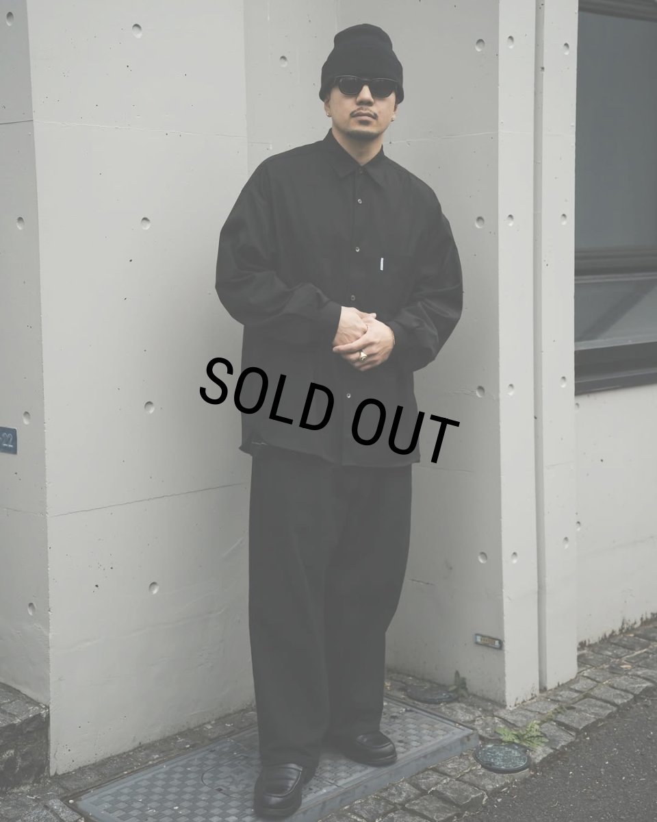 画像3: COOTIE PRODUCTIONS/Gas Boil Oxford L/S Shirt（Black）［オックスフォードシャツ-25春夏］ (3)