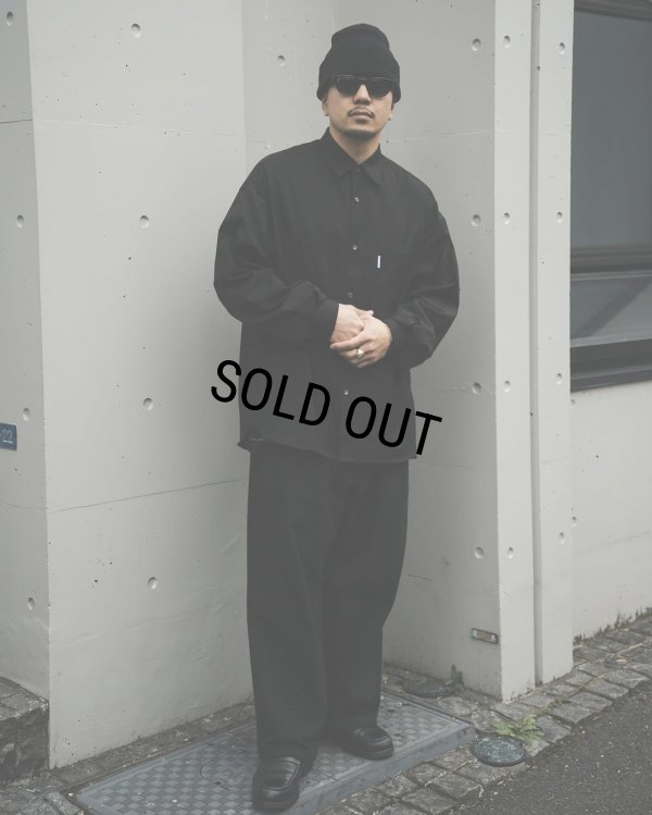画像3: COOTIE PRODUCTIONS/Gas Boil Oxford L/S Shirt（Black）［オックスフォードシャツ-25春夏］