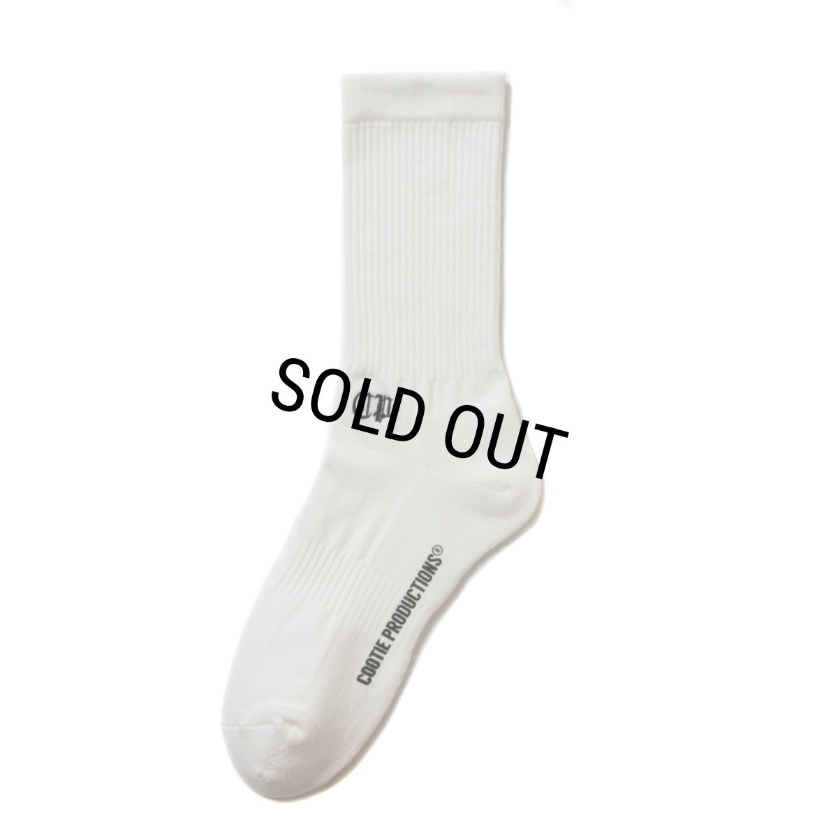 画像1: COOTIE PRODUCTIONS/Raza Middle Socks（Off White）［ミドルソックス-25春夏］ (1)