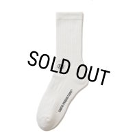 COOTIE PRODUCTIONS/Raza Middle Socks（Off White）［ミドルソックス-25春夏］