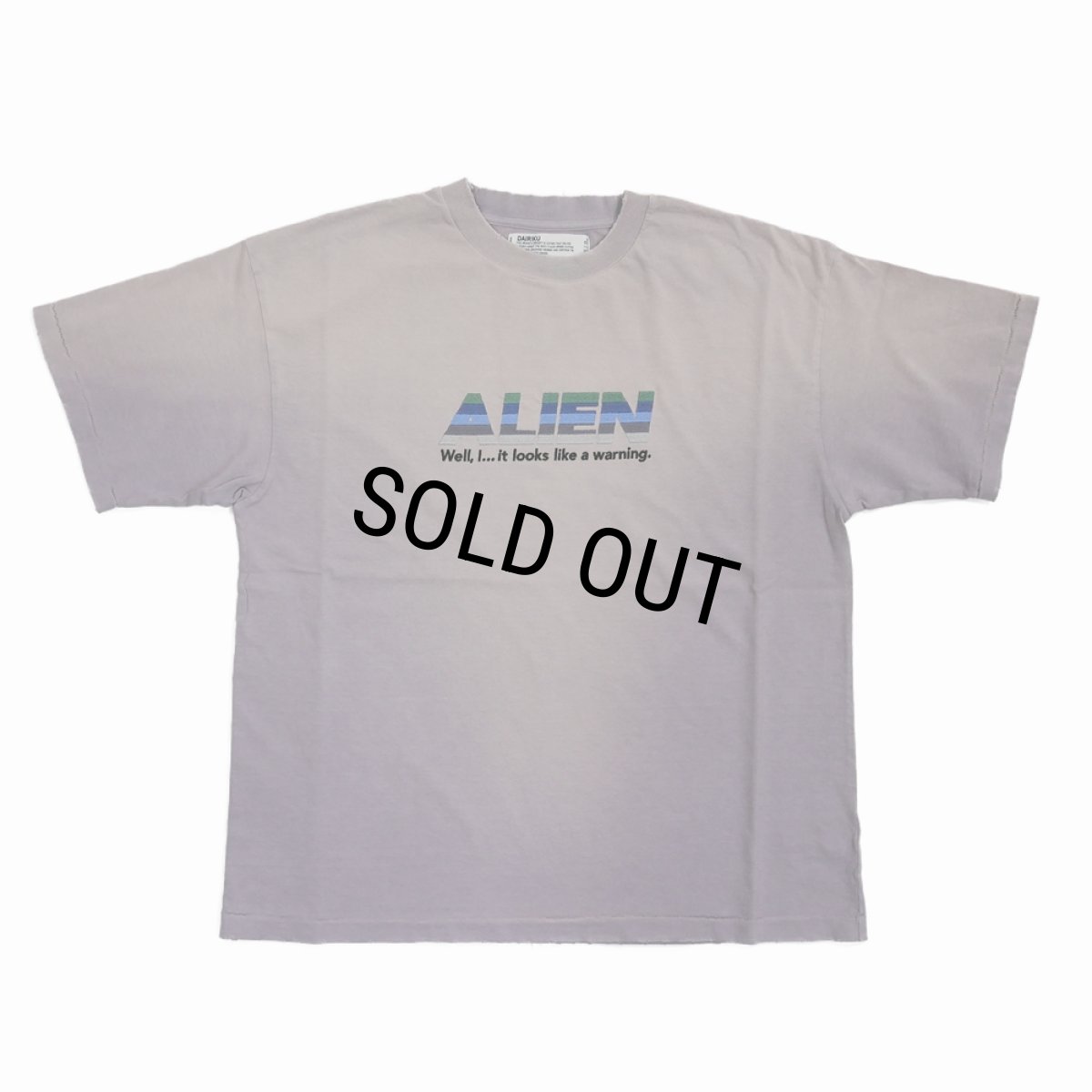 画像1: DAIRIKU/"Alien" Vintage Wash H-S Tee（Vintage Purple）［ヴィンテージウォッシュT-25春夏］ (1)