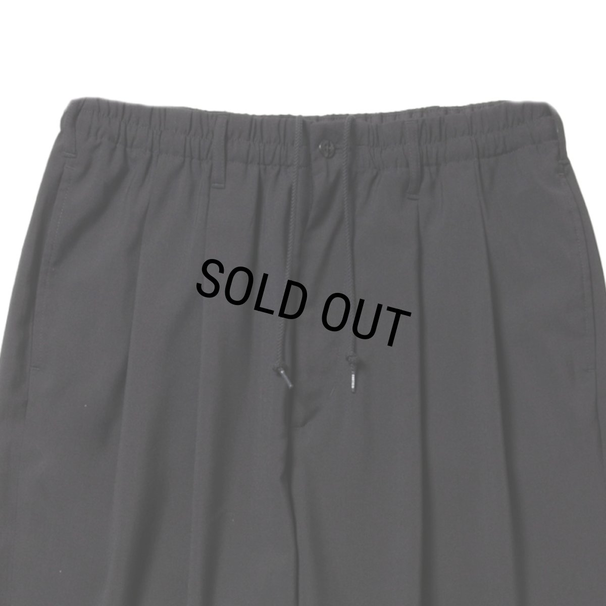 画像3: COOTIE PRODUCTIONS/T/W 2 Tuck Easy Pants（Black）［ツータックイージーパンツ-25春夏］ (3)