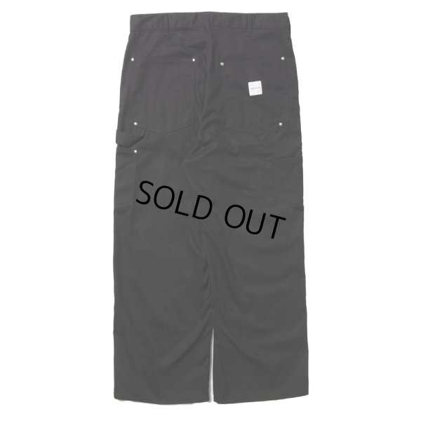 画像2: COOTIE PRODUCTIONS/Abyss Dyed Duck Double Knee Painter Pants（Black）［ダブルニーペインターパンツ-25春夏］