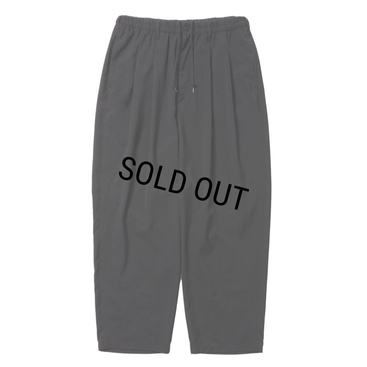 画像1: COOTIE PRODUCTIONS/T/W 2 Tuck Easy Pants（Black）［ツータックイージーパンツ-25春夏］ (1)
