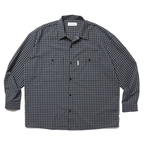 他の写真1: COOTIE PRODUCTIONS/T/W Work L/S Shirt（Gingham Check）［ワークシャツ-25春夏］