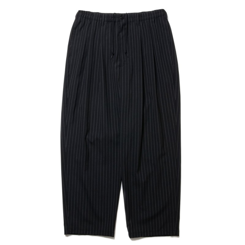 画像1: COOTIE PRODUCTIONS/T/W 2 Tuck Easy Pants（Stripe）［ツータックイージーパンツ-25春夏］