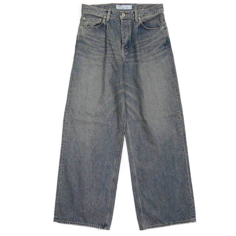 画像1: DAIRIKU/"Wide" Vintage Denim Pants（Indigo）［"ワイド"ヴィンテージデニムパンツ-25春夏］