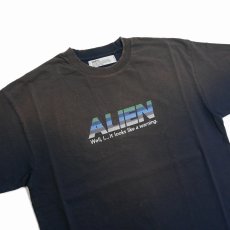 画像3: DAIRIKU/"Alien" Vintage Wash H-S Tee（Vintage Navy）［ヴィンテージウォッシュT-25春夏］ (3)