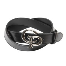 画像1: COOTIE PRODUCTIONS/Symbol Buckle Leather Belt（Silver）［シンボルバックルレザーベルト-25春夏］ (1)
