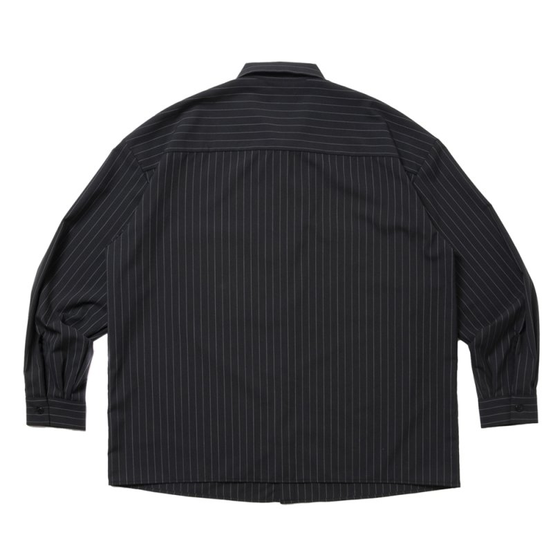 画像2: COOTIE PRODUCTIONS/T/W Work L/S Shirt（Stripe）［ワークシャツ-25春夏］