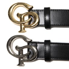 画像3: COOTIE PRODUCTIONS/Symbol Buckle Leather Belt（Silver）［シンボルバックルレザーベルト-25春夏］ (3)