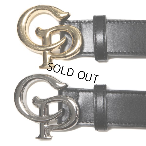 画像3: COOTIE PRODUCTIONS/Symbol Buckle Leather Belt（Silver）［シンボルバックルレザーベルト-25春夏］