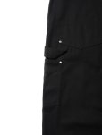 画像4: COOTIE PRODUCTIONS/Abyss Dyed Duck Double Knee Painter Pants（Black）［ダブルニーペインターパンツ-25春夏］