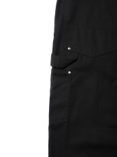 画像4: COOTIE PRODUCTIONS/Abyss Dyed Duck Double Knee Painter Pants（Black）［ダブルニーペインターパンツ-25春夏］ (4)