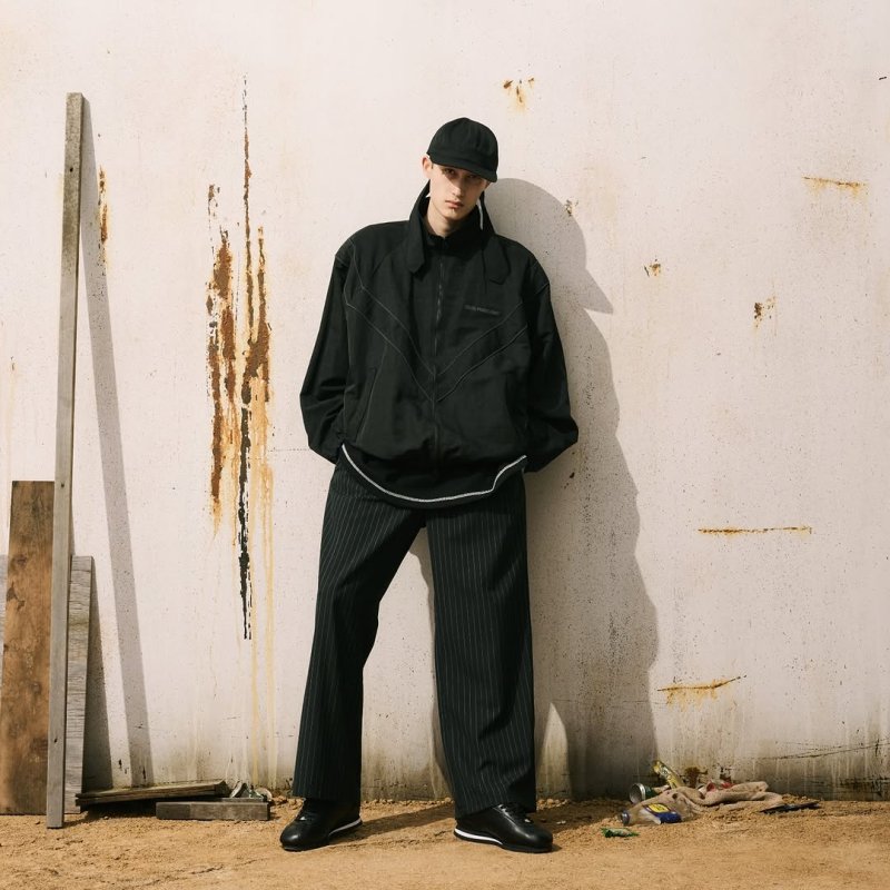 画像3: COOTIE PRODUCTIONS/T/W Square Leg Easy Pants（Stripe）［スクエアレッグイージーパンツ-25春夏］