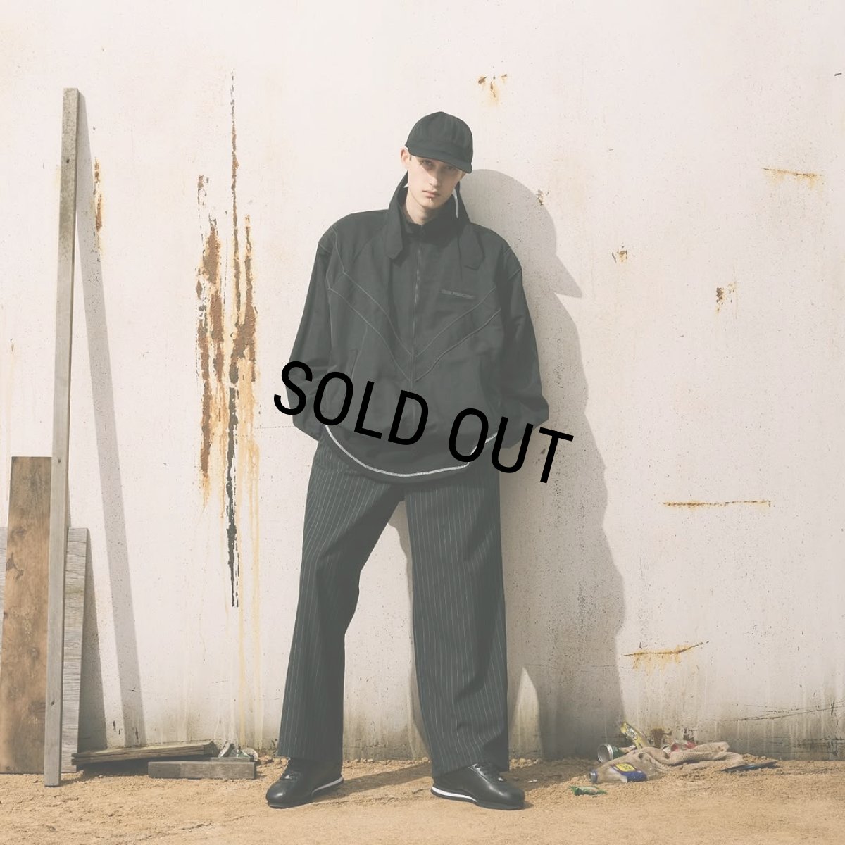 画像5: COOTIE PRODUCTIONS/T/W Square Leg Easy Pants（Stripe）［スクエアレッグイージーパンツ-25春夏］ (5)