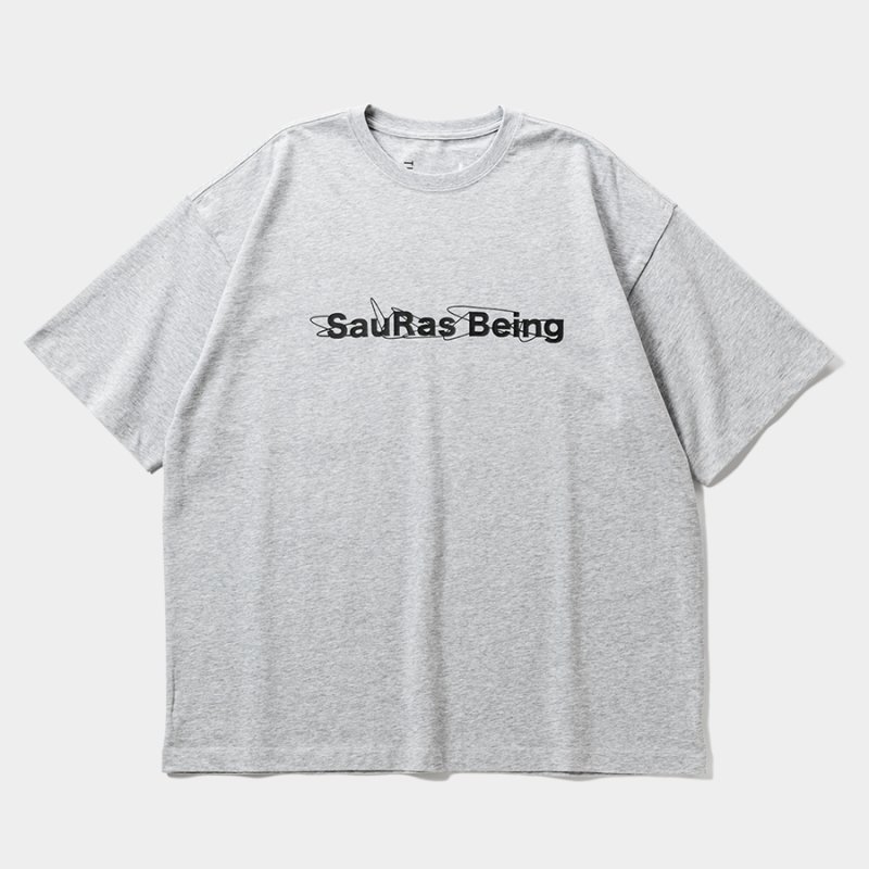 画像1: TIGHTBOOTH x SauRas Being S/S T-SHIRT（Grey）［プリントT-25春夏］