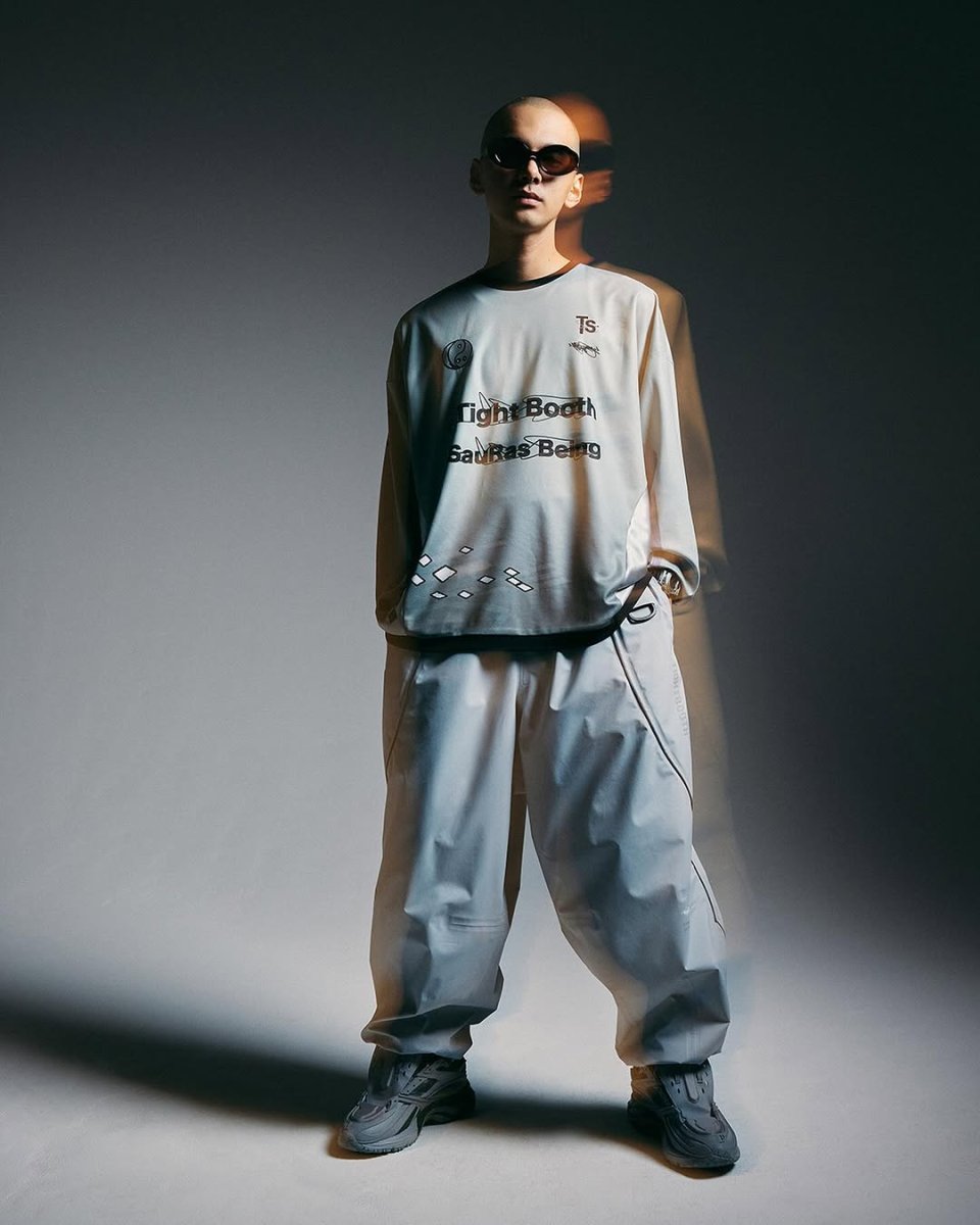 画像18: 【20％OFF】TIGHTBOOTH x SauRas Being BALLOON PANTS（Grey）［バルーンパンツ-25春夏］ (18)