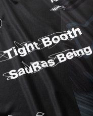 画像6: TIGHTBOOTH x SauRas Being L/S SOCCER JERSEY（Black）［サッカージャージ-25春夏］ (6)