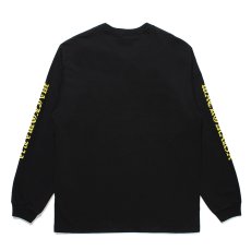 画像2: WACKO MARIA/WASHED HEAVY WEIGHT LONG SLEEVE T-SHIRT（BLACK）［刺繍+プリント長袖T-25春夏］ (2)
