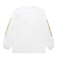 画像2: WACKO MARIA/WASHED HEAVY WEIGHT LONG SLEEVE T-SHIRT（WHITE）［刺繍+プリント長袖T-25春夏］ (2)