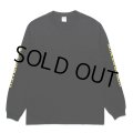 WACKO MARIA/WASHED HEAVY WEIGHT LONG SLEEVE T-SHIRT（BLACK）［刺繍+プリント長袖T-25春夏］