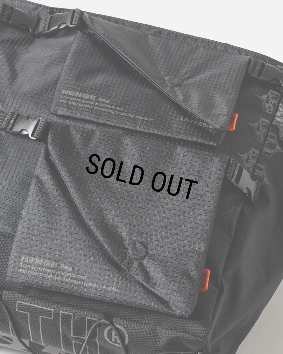 画像7: TIGHTBOOTH x SauRas Being MESSENGER BAG（Black）［メッセンジャーバッグ-25春夏］ (7)