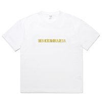 WACKO MARIA/WASHED HEAVY WEIGHT T-SHIRT（WHITE）［プリントT-25春夏］