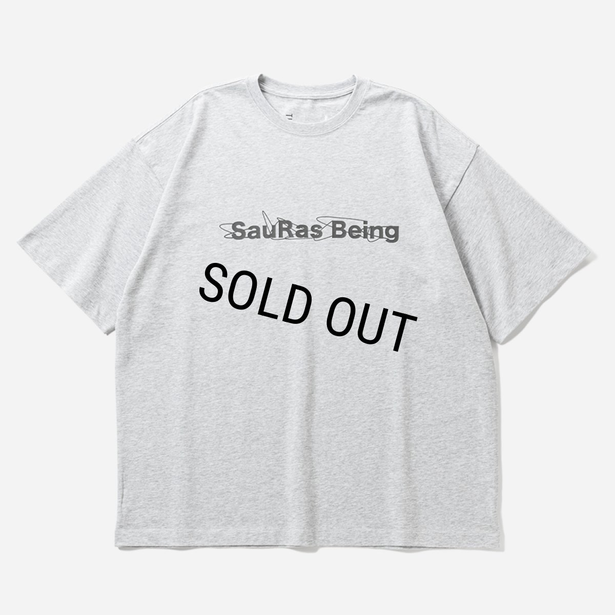 画像1: TIGHTBOOTH x SauRas Being S/S T-SHIRT（Grey）［プリントT-25春夏］ (1)