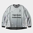 画像1: TIGHTBOOTH x SauRas Being L/S SOCCER JERSEY（Grey）［サッカージャージ-25春夏］ (1)